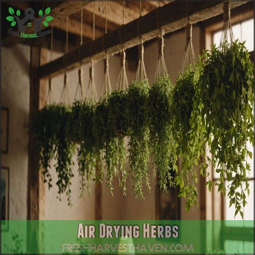 Air Drying Herbs