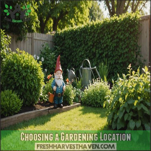 Choosing a Gardening Location