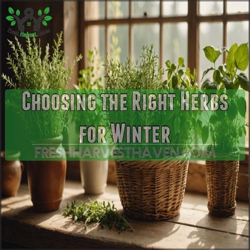 Choosing The Right Herbs for Winter