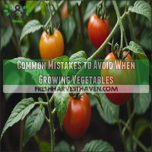 Common Mistakes to Avoid When Growing Vegetables