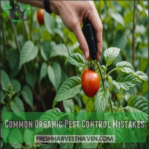 Common Organic Pest Control Mistakes