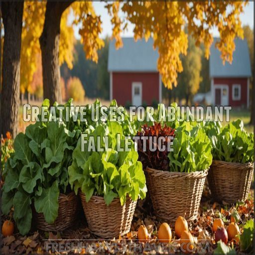 Creative Uses for Abundant Fall Lettuce