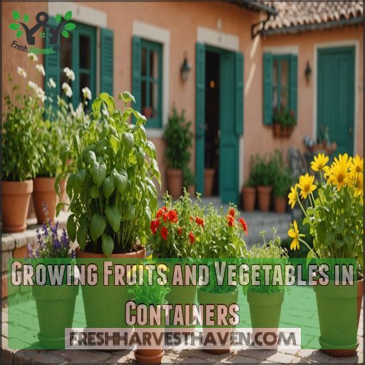 Growing Fruits and Vegetables in Containers