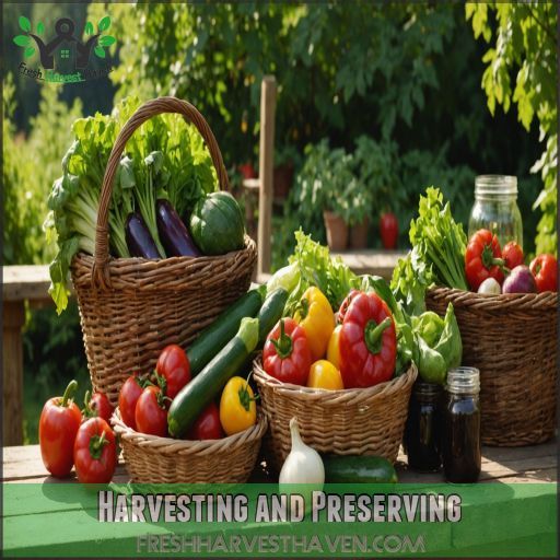 Harvesting and Preserving