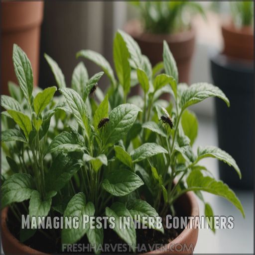 Managing Pests in Herb Containers