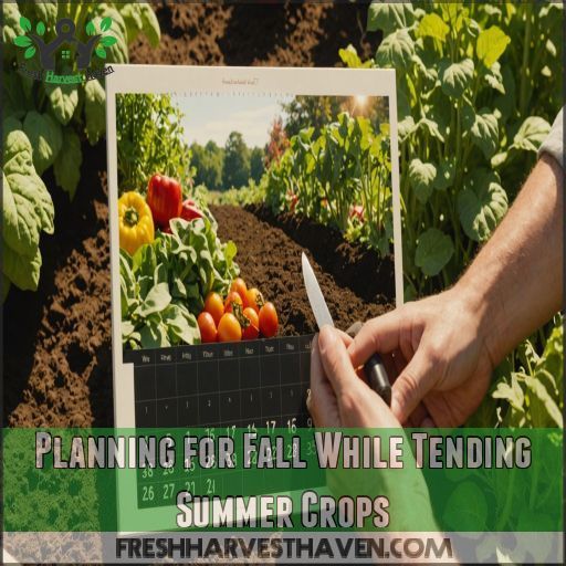 Planning for Fall While Tending Summer Crops