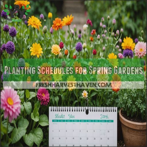 Planting Schedules for Spring Gardens