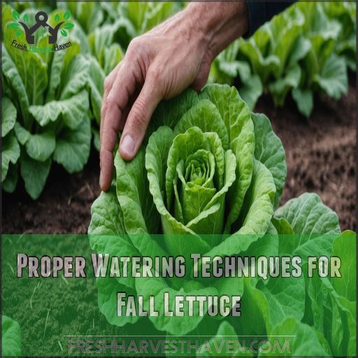 Proper Watering Techniques for Fall Lettuce