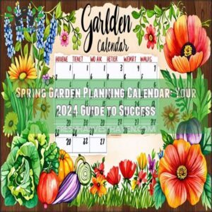 spring garden planning calendar