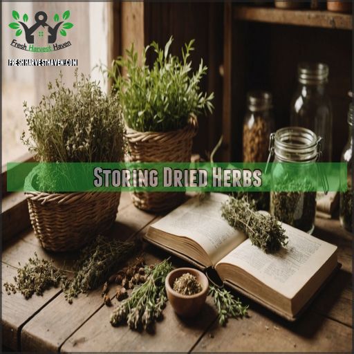 Storing Dried Herbs