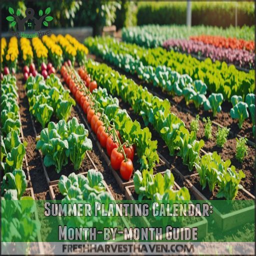 Summer Planting Calendar: Month-by-month Guide