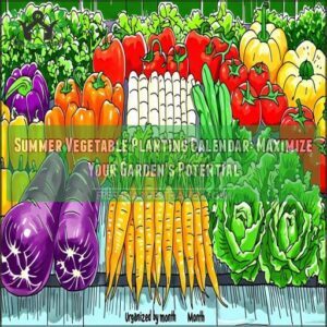 summer vegetable planting calendar