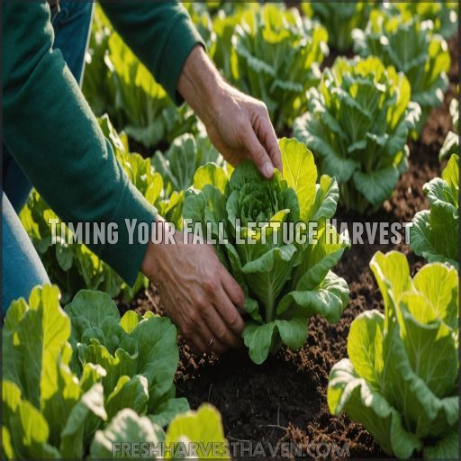 Timing Your Fall Lettuce Harvest