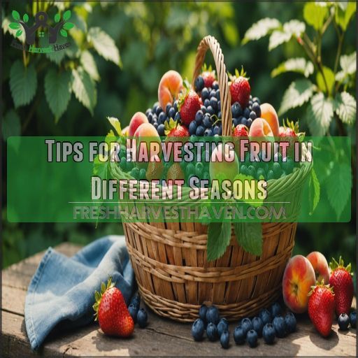 Tips for Harvesting Fruit in Different Seasons