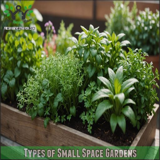 Types of Small Space Gardens