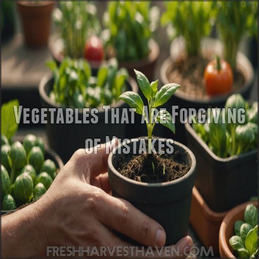 Vegetables That Are Forgiving of Mistakes