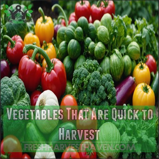 Vegetables That Are Quick to Harvest