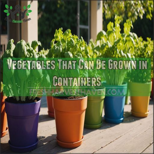 Vegetables That Can Be Grown in Containers