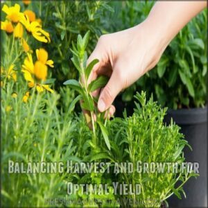 Balancing Harvest and Growth for Optimal Yield