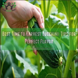 best time harvest zucchini