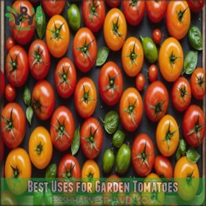 Best Uses for Garden Tomatoes