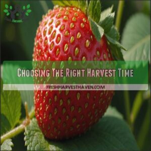 Choosing The Right Harvest Time