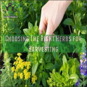 Choosing The Right Herbs for Harvesting