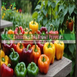 Choosing The Right Peppers