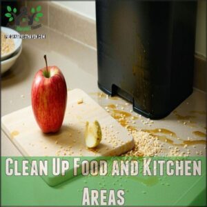 Clean Up Food and Kitchen Areas