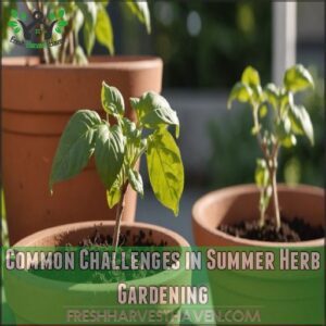 Common Challenges in Summer Herb Gardening