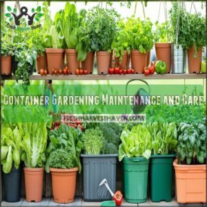 Container Gardening Maintenance and Care