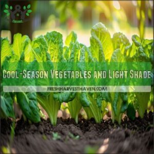 Cool-Season Vegetables and Light Shade