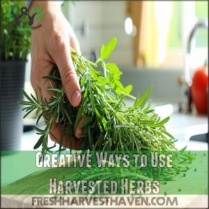 Creative Ways to Use Harvested Herbs