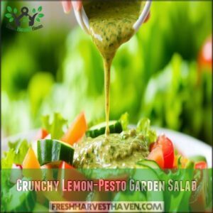 Crunchy Lemon-Pesto Garden Salad