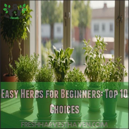 Easy Herbs for Beginners: Top 10 Choices