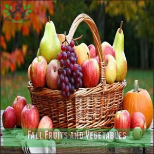 Fall Fruits and Vegetables