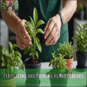 Fertilizing and Pruning Herbs Indoors