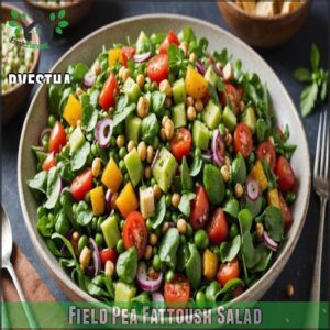 Field Pea Fattoush Salad