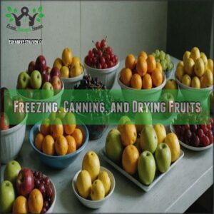 Freezing, Canning, and Drying Fruits