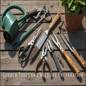 Garden Tools and Wildlife Preparation