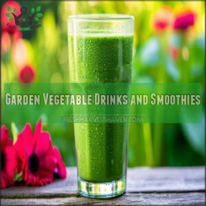 Garden Vegetable Drinks and Smoothies