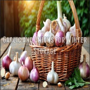 Garlic and Onions for Winter Storage