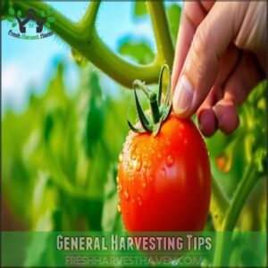 General Harvesting Tips