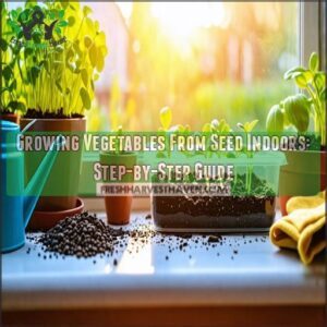 growing vegetables from seed indoors