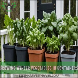 Growing Winter Vegetables in Containers