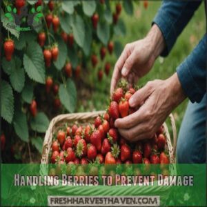 Handling Berries to Prevent Damage