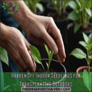 Harden Off Indoor Seedlings for Transplanting Outdoors