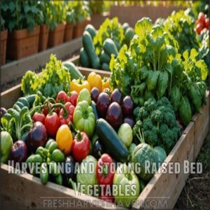 Harvesting and Storing Raised Bed Vegetables