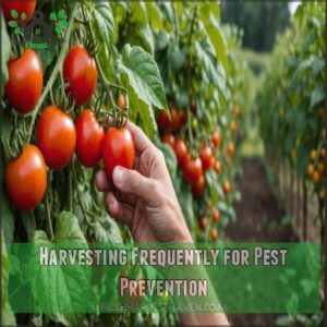 Harvesting Frequently for Pest Prevention