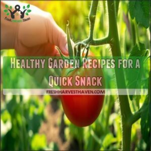 Healthy Garden Recipes for a Quick Snack